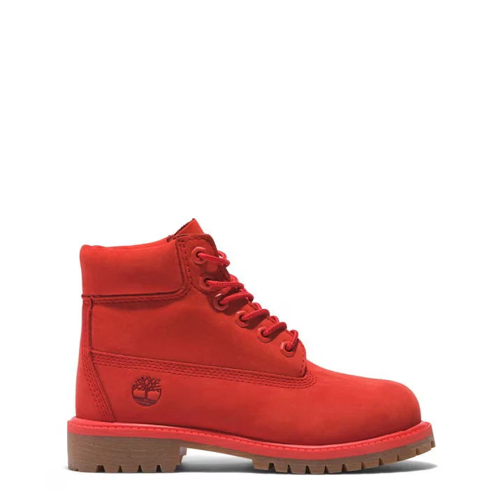 Timberland Niños Rojo 50Th Aniversario Edición Premium 15.2cm Impermeable Botas - Imagen 1 de 4