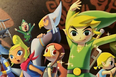 Legend of Zelda Club Nintendo Poster – Promo Exclusive – Vintage Nintendo Art - Image 1 of 4