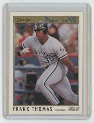 1992 O-PEE-CHEE PREMIER FRANK THOMAS CHICAGO WHITE SOX #59 - Image 1 of 2