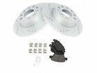 Rear DIY Solutions Brake Pad and Rotor Kit fits Audi A3 Quattro 2010-2013 58SCRN Audi A3