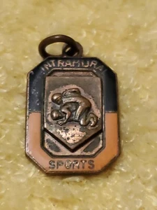 Antikes intramurales Sport Ringen All Campus 115 LBS 1930-1931 Medaillon Abzeichen - Bild 1 von 13