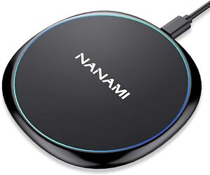 Fast Wireless Charger, NANAMI 7.5W Charging Pad Compatible iPhone 13/13 mini/12/