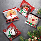 100pcs Christmas Gift Bag Self Adhesive Cookies Candy Wrapping Bag