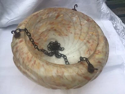 Vintage art deco catcher lamp shade - Image 1 of 3