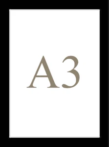 Black photo frame picture certificate frames A3  to Hang as low as £6.00 Each uk - Picture 1 of 3