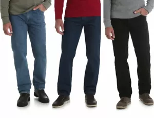 Rustler by Wrangler Classic Relaxed Fit Straight Leg Jean Men's 100% Cotton - Picture 1 of 11
