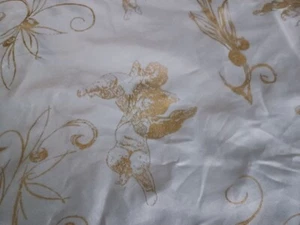 Grande tovaglia motivo putti 56"" x 132"" reversibile - Foto 1 di 3