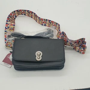 NWT MUNDI RFID PROTECTION Jamie Switch Strap Adj 2 Strap Crossbody Purse Wallet - Picture 1 of 11