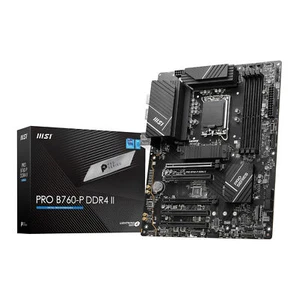 MSI Intel B760 PRO B760-P DDR4 II LGA 1700 DDR4 ATX PCIe 4.0 (x16) Motherboard - Picture 1 of 4