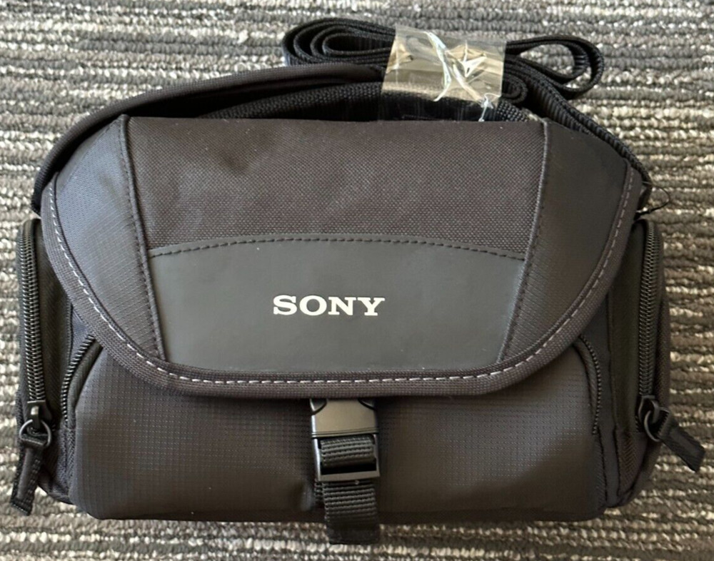 Sony LCSU21 Soft Carrying Case For Camera or Camcorder - Black - Free Shipping