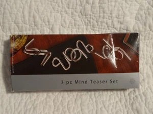 Three Piece Mind Teaser Set Game NEW - Picture 1 of 4
