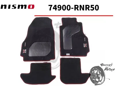 Juego de 4 alfombrillas NISMO GENUINAS NISSAN GTR R35 RHD 74900-RNR50 OEM Nuevas Foto 1 de 4