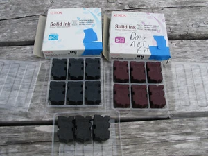 XEROX solid ink Phaser 8860 / 8860MFP Cyan, Magenta, and black see photos for d - Picture 1 of 8
