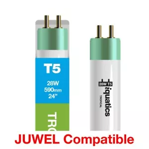 iQuatics Juwel Compatible Aquarium Light Bulb T5 Tropical 28w 590mm 24” - Picture 1 of 6