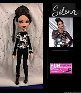 OOAK Selena Quintanilla Tribute fashion Doll -Handmade Collector Collectible Art - Picture 1 of 10