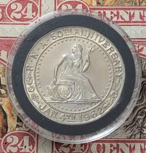 1962 50th Anniversary Rochester Numismatic Association Medal Token - Picture 1 of 2