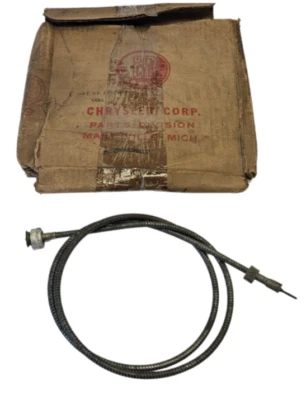 1946-1949 Chrysler Dodge Desoto Plymouth Speedometer Cable 1261403 NOS - Image 1 of 4
