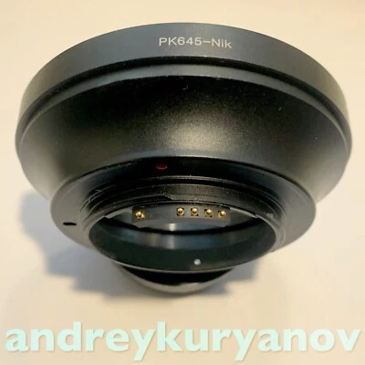 Pentax 645 to NIkon F with the Dandelion chip. P645-Nikon. - Image 1 of 4