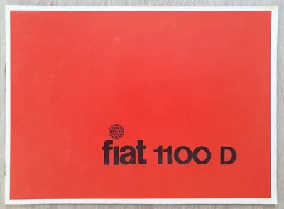 Steyr Fiat 1100 D Brochure 1964 - Sedan - Image 1 of 4