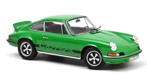 1/18 Porsche 911 Carrera RS 2.7 Coupe 1973 Green Diecast Model by Norev 187680 - Picture 1 of 4