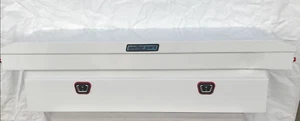 Weather Guard Steel Saddle Tool Box - 126-3-03 - Damaged - No Ship - Serial 5737 - Picture 1 of 14