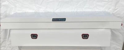 Caja de herramientas de sillín de acero Weather Guard - 126-3-03 - dañada - sin envío - serie 5737 Foto 1 de 4