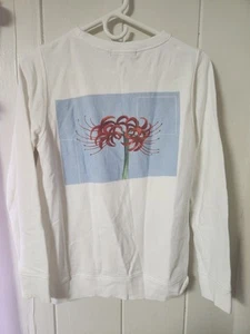Preowned Lycoris Recoil Long T-shirt Sweatshirt Japanese Womens M Arma Blanca - Picture 1 of 8