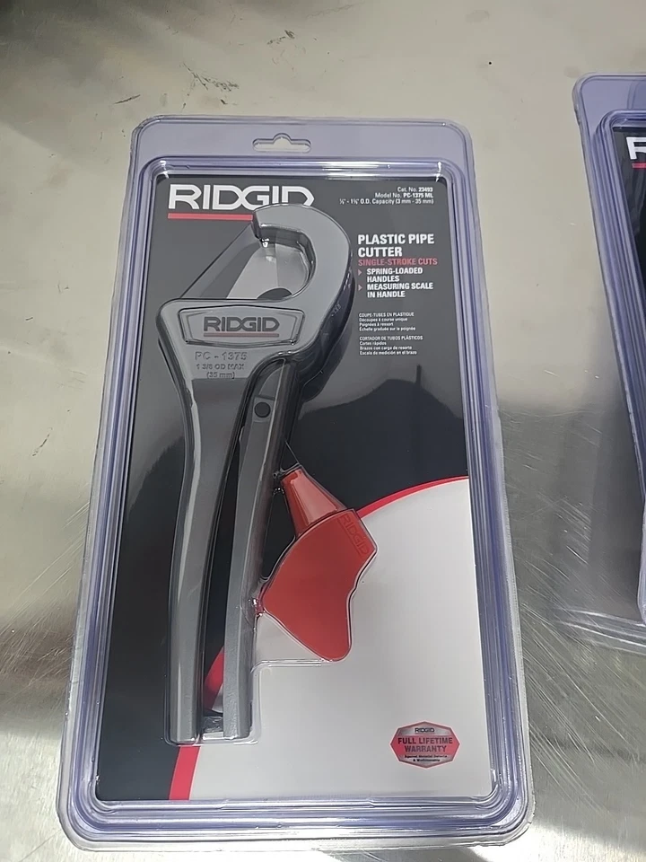 RIDGID 23493 Model PC-1375 ML Single Stroke Plastic Pipe and Tubing Cutter, - Image 1 of 1