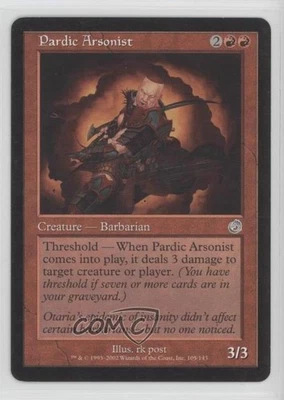 Pardic Arsonist Magic: Torment #105 2002 - Image 1 of 2