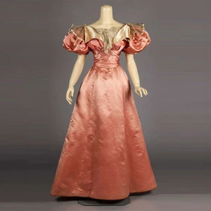 Civil War Southern Belle Ball Gown 1890s Princess Dinner Dress Victorian Wedding - Picture 1 of 6
