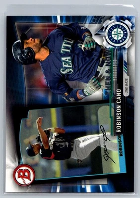 Bowman Robinson Cano Then & Now 2017 #Bowman-17 Seattle Mariners Foto 1 de 2
