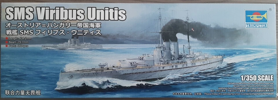 Trumpeter Trum05364 SMS Viribus Unitis 1/350