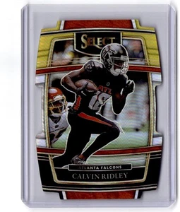 2021 Panini Select Calvin Ridley #4 Black and Gold Prizm Die Cut Atlanta Falcons - Picture 1 of 2