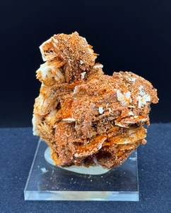 VANADINITA sobre BARITA - Mibladem Marruecos MAROCCO MINERAL 6x6x4cms B11 - Imagen 1 de 11