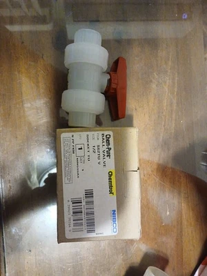 Nibco Chemtrol  S62TU V 1/2 Ball Valve - Image 1 of 2
