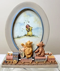 Disney Winnie Puuh Charpente Ferkel und Tigger Bilderrahmen Zugfahrt - Bild 1 von 12