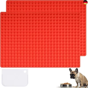 2 Stück Backmatte Hundekekse,Silikon Hundekekse Backform mit  - Bild 1 von 7