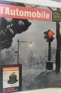 L AUTOMOBILE 8 gennaio 1961 Neve e traffico Educazione stradale Rally Montecarlo - Picture 1 of 1
