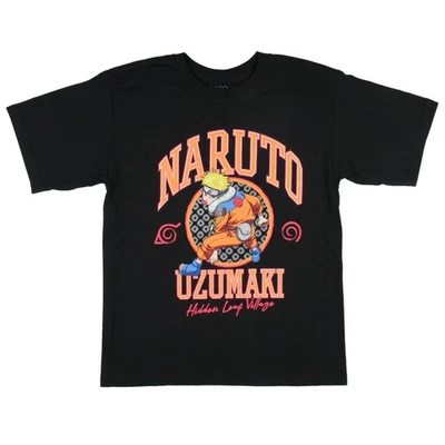 Bonita camiseta Naruto Shippuden Uzumaki Hidden Leaf Village para niños (XX-pequeña) Foto 1 de 3