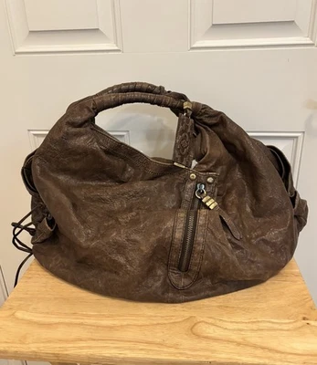 OrYany Marrón Brezo Hobo Cuero Grande Bolso de Mano Asa Trenzada Bolso de Hombro   Foto 1 de 4