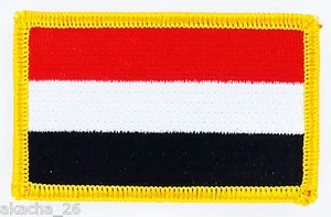 PATCH ECUSSON BRODE DRAPEAU YEMEN  INSIGNE THERMOCOLLANT NEUF FLAG PATCHE - Imagen 1 de 1