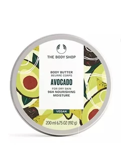 The Body Shop Avocado Body Butter 6.75 fl oz 200 ml New Unopened Vegan NEW! - Picture 1 of 6