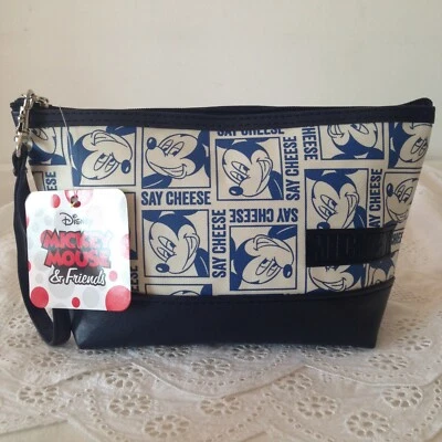 AUTHENTIC DISNEY MICKEY MOUSE Cosmetic Bag Accessory Pencil Case 23 x 13 cm. - Image 1 of 4