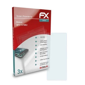 atFoliX 3x Écran protecteur pour Denver BFH-147MK2 clair&flexible - Zdjęcie 1 z 5