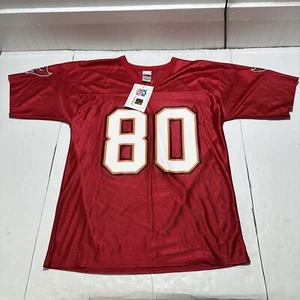 Michael Clayton Tampa Bay Buccaneers Jersey Men Size M Red #80 Football NFL New - Picture 1 of 11