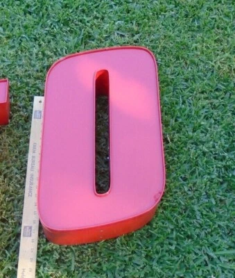 Vtg 3D Rustic Marquee Light Sign Letter O Wall Hanging Decor Reclaimed Initials - Image 1 of 3