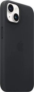 Apple iPhone 14 Leather Case with MagSafe - Midnight - Picture 1 of 6