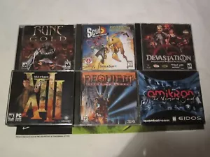 6 Game Set PC Rune Gold Scud Devastation XIII Thirteen Requiem Avg Angel Omikron - Picture 1 of 3