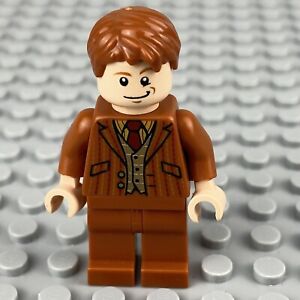 LEGO Fred / George Weasley Minifigure Dark Orange Suit hp122 Harry Potter 10217