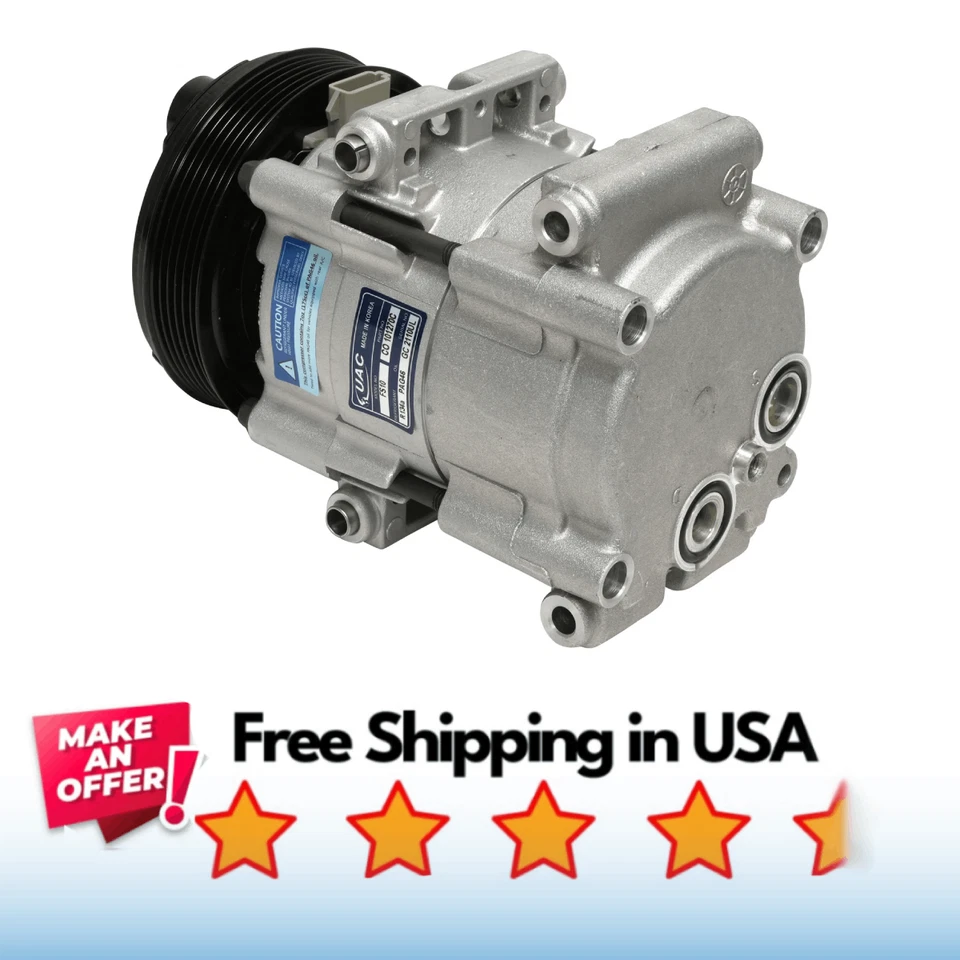 Compressor A/C Fit Mercury Cougar 1989-1997, Mercury Sable 1992-1995 - Image 1 of 1